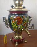 Самовар «Цветы 1» 3 л