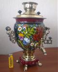 Самовар «Цветы 2» 3 л